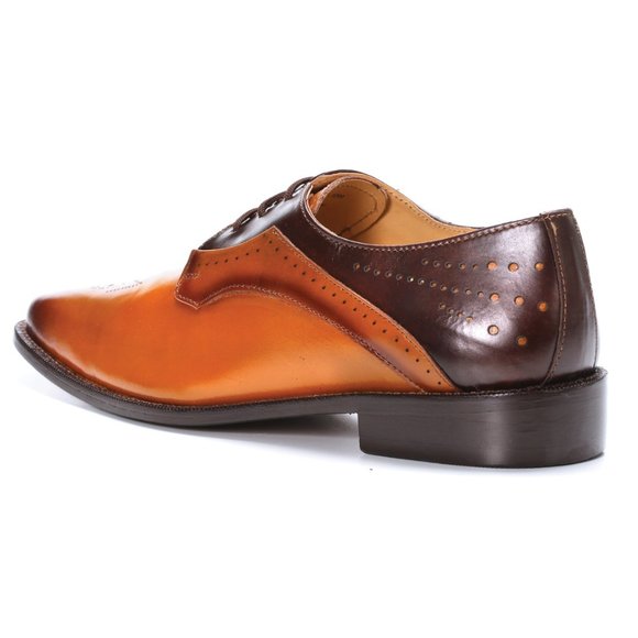 David Leather Derby Style Dress Shoes